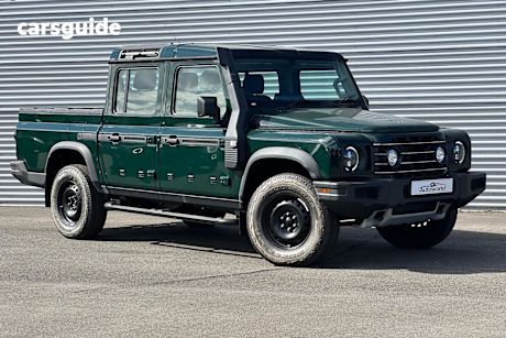 Green 2025 Ineos Grenadier Ute Tray QUARTERMASTER 4X4