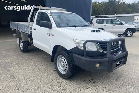 White 2014 Toyota Hilux X Cab Cab Chassis Sr (4X4)