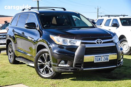 Black 2016 Toyota Kluger SUV GXL 4WD