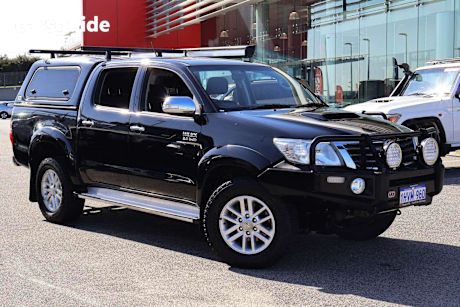 Black 2015 Toyota Hilux Ute Tray SR5 4X4
