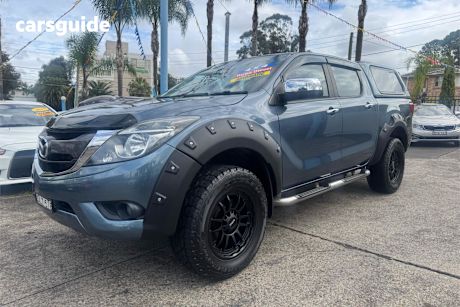 Blue 2016 Mazda BT-50 Ute Tray XTR 4X4