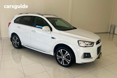 White 2017 Holden Captiva SUV LTZ 4X4