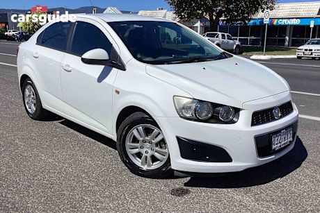 White 2014 Holden Barina Sedan CD F