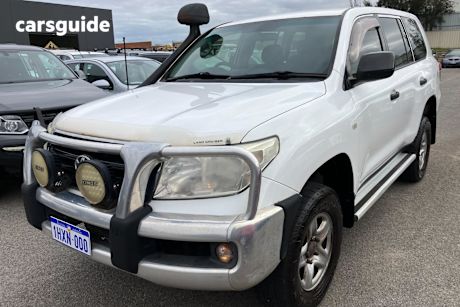 White 2012 Toyota Landcruiser Wagon Gx (4X4)