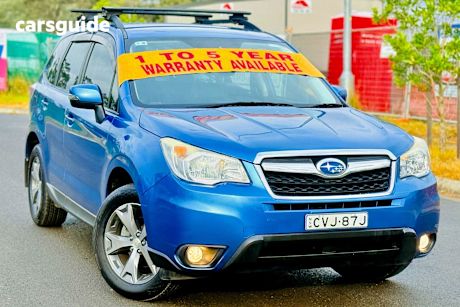 Blue 2014 Subaru Forester Wagon 2.5I