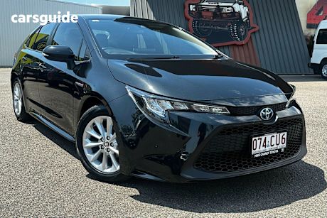 Black 2021 Toyota Corolla Sedan Ascent Sport Hybrid