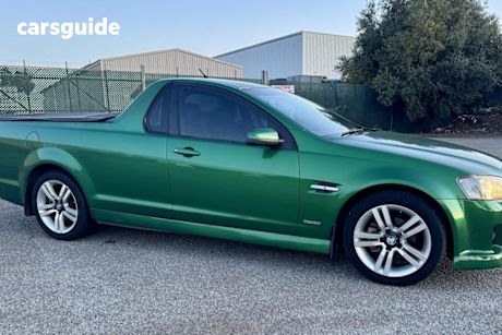 Green 2010 Holden Commodore Utility Sv6
