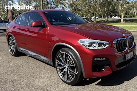 Red 2019 BMW X4 Coupe Xdrive 30I M Sport