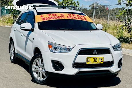 White 2013 Mitsubishi ASX Wagon Aspire (2Wd)