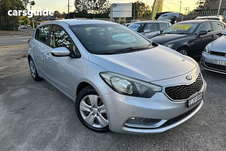 Silver 2016 Kia Cerato Hatchback S