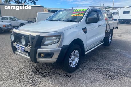 White 2012 Ford Ranger Super Cab Chassis Xl 2.2 Hi-Rider (4X2)