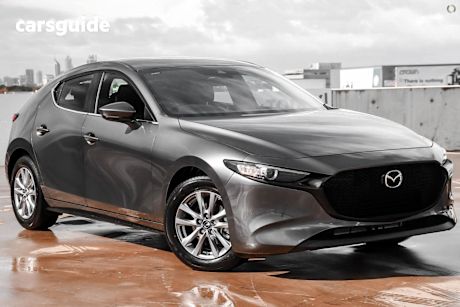 Grey 2024 Mazda Mazda3 Hatch G20 PURE F