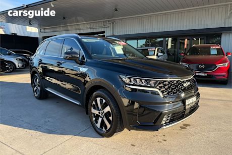 Black 2022 Kia Sorento Wagon Sport 7 Seat