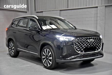 Black 2025 Chery Tiggo 8 SUV SUPER HYBRID URBAN F