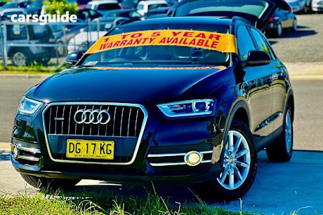 Black 2013 Audi Q3 Wagon 2.0 Tfsi Quattro (125Kw)