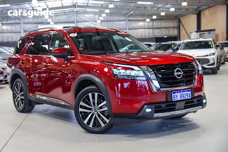 Red 2023 Nissan Pathfinder SUV TI-L 4X4