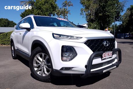 White 2020 Hyundai Santa FE Wagon Active Crdi (Awd)
