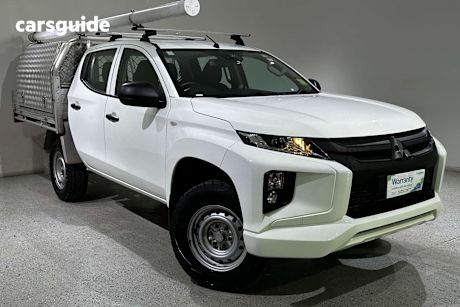 White 2022 Mitsubishi Triton Ute Tray GLX R