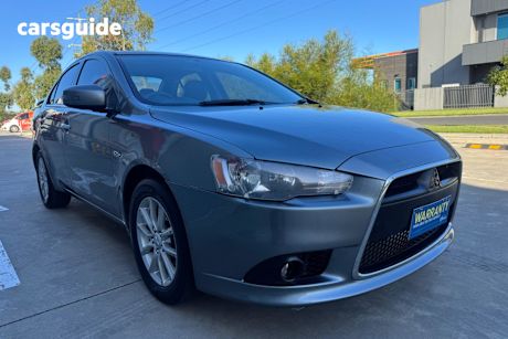 Grey 2015 Mitsubishi Lancer Sedan LS F