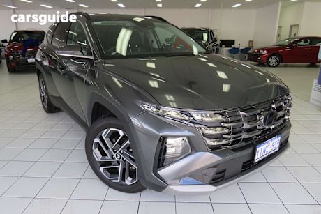 Grey 2024 Hyundai Tucson Wagon Premium Hybrid (Awd)