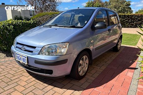 Blue 2002 Hyundai Getz Hatchback Gl