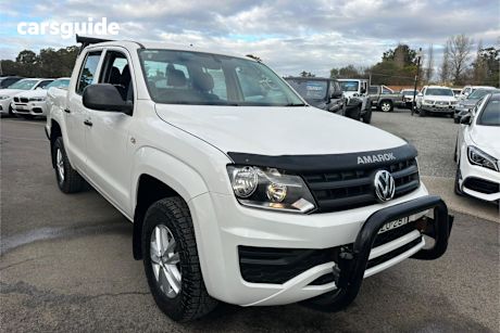White 2020 Volkswagen Amarok Ute Tray TDI400 CORE 4X4