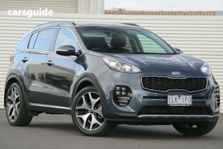 Blue 2017 Kia Sportage SUV GT-LINE 4X4