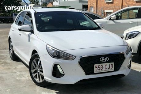 White 2019 Hyundai I30 Hatchback Active