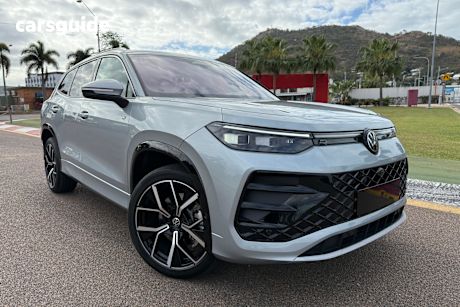 Silver 2025 Volkswagen Tayron SUV 195TSI R-LINE 4WD