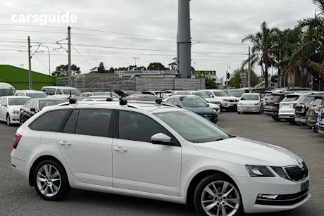 White 2019 Skoda Octavia SUV 110TSI F