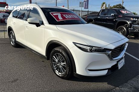 White 2018 Mazda CX-8 Wagon Sport (Fwd) (5Yr)