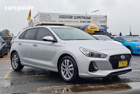Silver 2018 Hyundai I30 Hatchback Active