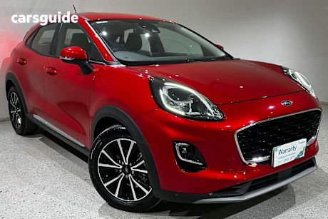 Red 2021 Ford Puma SUV F