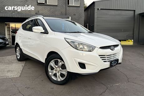 White 2014 Hyundai IX35 Wagon Active (Fwd)