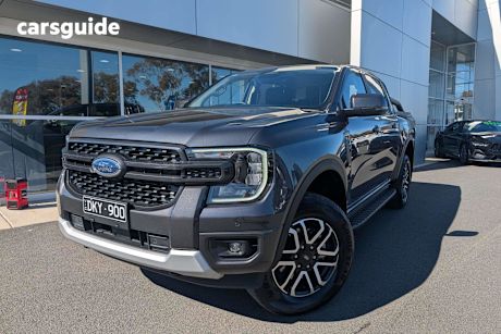 Grey 2024 Ford Ranger Ute Tray SPORT 4X4