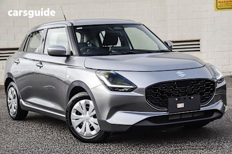 Silver 2025 Suzuki Swift Hatchback Hybrid Plus