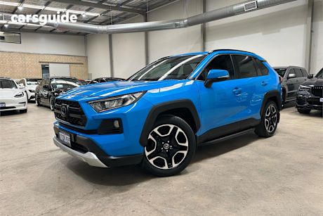Blue 2019 Toyota RAV4 SUV EDGE