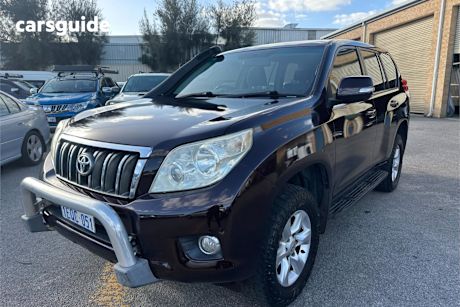 Red 2009 Toyota Landcruiser Prado Wagon Gxl (4X4)