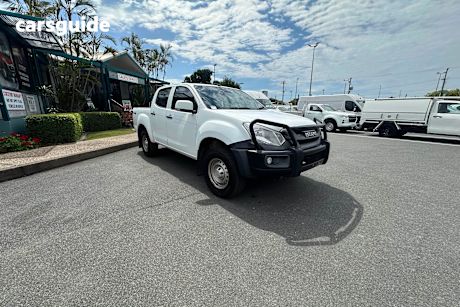 White 2020 Isuzu D-MAX Ute Tray SX 4X4