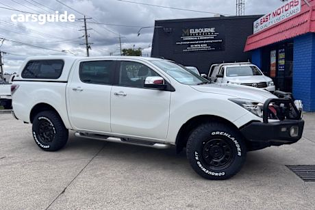 White 2017 Mazda BT-50 Ute Tray GT 4X4