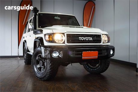 White 2021 Toyota Landcruiser Wagon Gxl 70Th Anniversary Spec Edt