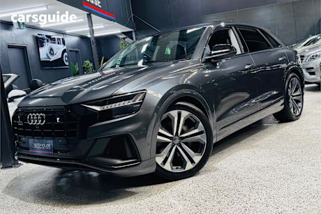 Grey 2019 Audi Q8 SUV 55 TFSI 4WD