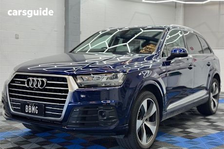 Blue 2020 Audi Q7 Wagon 50 Tdi Quattro (Hybrid)