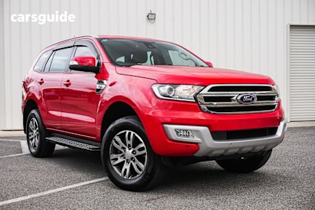 Red 2018 Ford Everest SUV TREND R