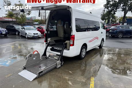 White 2014 Nissan NV350 Caravan Commercial