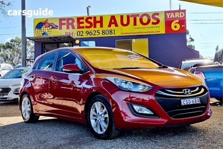 Red 2014 Hyundai I30 Hatchback Elite
