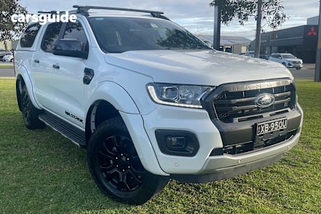 White 2021 Ford Ranger Double Cab Pick Up Wildtrak 2.0 (4X4)