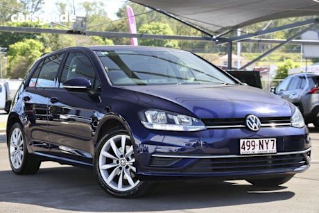 Blue 2018 Volkswagen Golf Hatchback 110 Tsi Comfortline