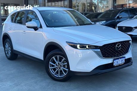 White 2024 Mazda CX-5 Wagon G25 Maxx Sport (Fwd)