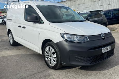 White 2022 Volkswagen Caddy Commercial TDI320 F